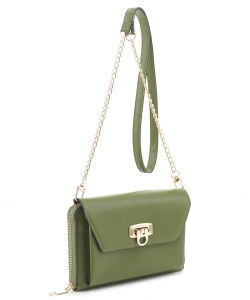 Fashion Cell Phone Purse Crossbody WC1157 OLIVE